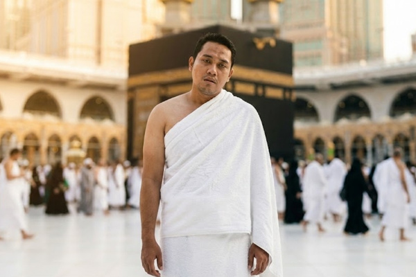 Jamaah kecapekan belanja